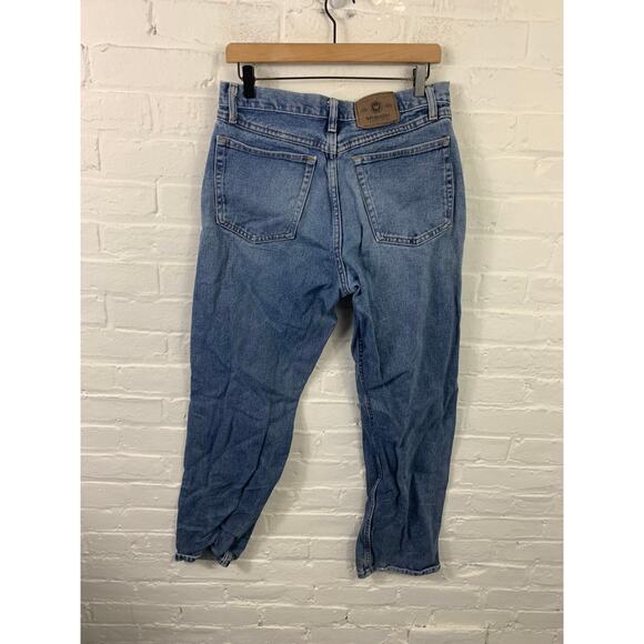 Wrangler Men's Blue Denim Work Skinny Leg Jeans Cotton Blue Size 32/32 - Picture 2 of 5